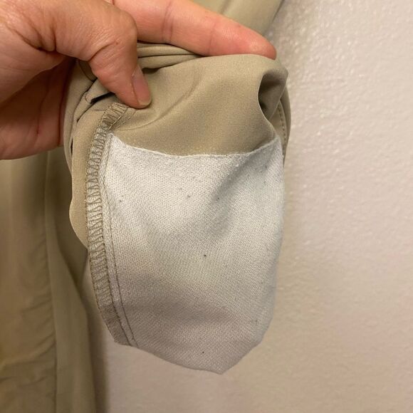 Cat and Jack Girls tan khaki school UNIFORM pants lightweight adjustable 12 - Picture 12 of 12